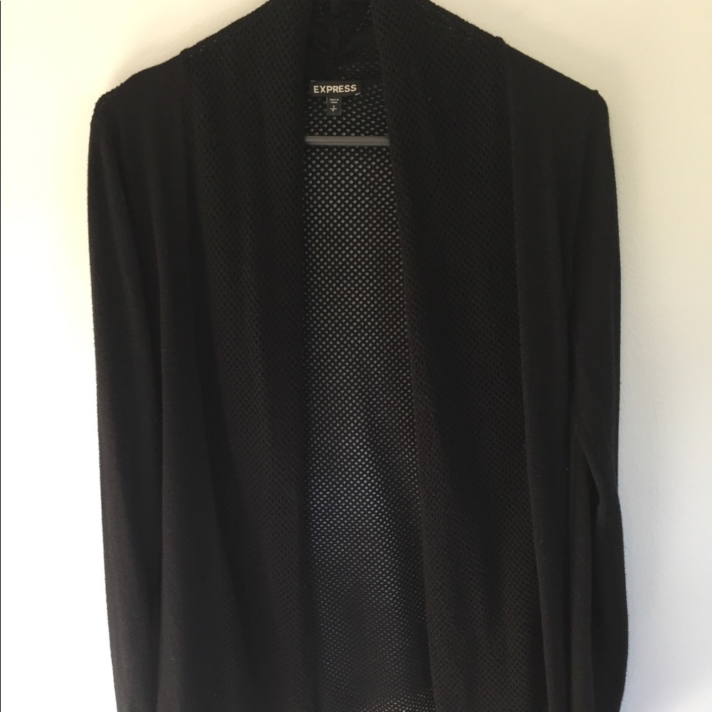 Black Express cardigan